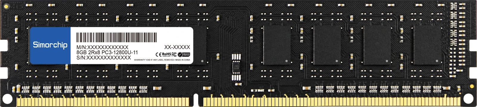 Industrial DDR3 U-DIMM memory module