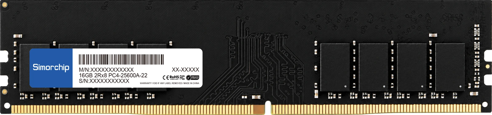 Industrial DDR4 U-DIMM memory module